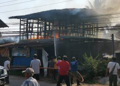 เกิดเหตุเพลิงไหม้บ้านที่อำเภอลับแล จ.อุตรดิตถ์