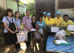 นายอำเภอเมืองนครสวรรค์ ออกเยี่ยมและมอบถุงยังชีพ ผู้ป่วยติดเตียง