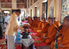 ร.10 พระราชทานผ้าพระกฐินวัดธรรมมิ (วัดเขาช่องกระจก) ปี 62