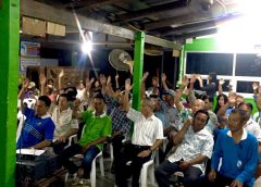 ชาวตำบลห้วยทรายหลายหมู่บ้าน สนับสนุนการก่อสร้างอ่างเก็บน้ำขนาดใหญ่เพื่อเก็บน้ำไว้ใช้ยามขาดแคลน