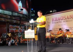 ผู้ว่าฯ กทม. เปิดงาน “ถนนคนเดิน Khaosan Walking Street”