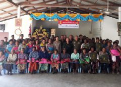 ผบ.กกล.สุรสีห์ตรวจเยี่ยมกำลังพลชายแดน-มอบผ้าห่มชาวบ้านด่านสิงขร