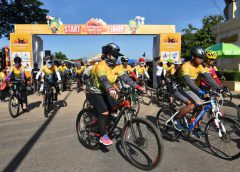 รองพ่อเมืองศรีสะเกษ!!เปิดกิจกรรม วิ่งสร้างยิ้ม ปั่นสร้างสุข สุดสนุกที่ศรีสะเกษ Lava Durian  Valley  Bike 2020