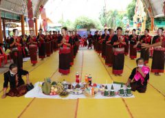 มหาวิทยาลัยราชภัฏศรีสะเกษ จัดกิจกรรมพัฒนาแหล่งเรียนรู้ วัฒนธรรมชาติพันธุ์ 4 เผ่า ลาว เขมร ส่วยและเยอ สร้างสำนึก ในการดำเนินชีวิตตามศาสตร์พระราชา ของชนเผ่าเขมรตามแนวชายแดนไทยกัมพูชา