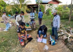 อำเภอขุนหาญกวาดล้างยาเสพติดยาบ้าตามแนวชายแดนเขาพระวิหารได้ยาบ้า110 เม็ด