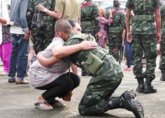 กรมทหาราบที่5 จัดกิจกรรมวันพร้อมญาติ ท่ามกลางสายฝนปนน้ำตาแห่งความคิดถึง
