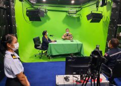 โฆษกกองทัพเรือ ร่วมบันทึกเทปรายการ “เที่ยวอย่างไรในยุคโควิด”