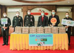 ผบ.ร.8 รับมอบไข่ไก่สด จากบริษัท เจริญโภคภัณฑ์อาหาร จำกัด (มหาชน) CPF เพื่อปันน้ำใจช่วยพี่น้องชาวขอนแก่น สู้ภัยโควิด-19