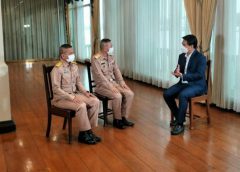 โฆษกกองทัพเรือ และกรมยุทธการทหารเรือ ร่วมให้สัมภาษณ์สื่อ Thai PBS เพื่อสร้างการรับรู้และข้อมูลที่ถูกต้องของโครงการเรือดำน้ำ