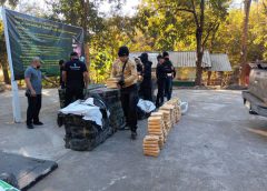ทหารสนธิกำลังตำรวจจับกุมขบวนการขนกัญชา น้ำหนักประมาณ 1,190 กก. พร้อมผู้ต้องหา