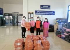 มอบถวายผ้าห่มพระภิกษุสงฆ์ ช่วยภัยหนาว