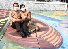 พ่อเมืองศรีสะเกษเปิดลานโพธิ์ถ่ายภาพ3มิติจุดเช็คอินรองรับนักกีฬาแห่งชาติครั้งที่47ศรีสะเกษเกมส์