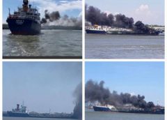 “สุชาติ” รมว. แรงงาน สั่งด่วน เลขาธิการประกันสังคม รุดช่วยเหลือลูกจ้างที่ประสบเหตุเพลิงไหม้ เรือบรรทุกน้ำมันระเบิดกลางแม่น้ำเจ้าพระยา ดับ 1 เจ็บสาหัส 1 ที่ จ.สมุทรปราการ