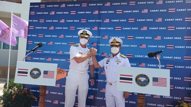 ไทย-สหรัฐ ฯ ฝึกร่วมการัต ยกระดับความร่วมมือทางทะเล อ่าวไทย