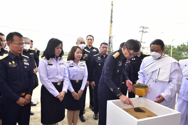 กรมศุลกากรจัดพิธีวางฤกษ์มงคลอาคารศูนย์ฝึกสุนัขเพื่อการศุลกากร (Thai Customs Canine Training Center)