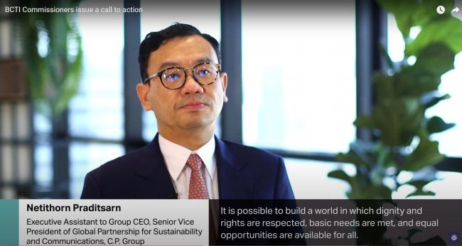 สภาธุรกิจโลกเพื่อการพัฒนาอย่างยั่งยืน ยกเครือซีพีเป็นกรณีศึกษาของไทย แก้ปัญหาความเหลื่อมล้ำระดับโลก