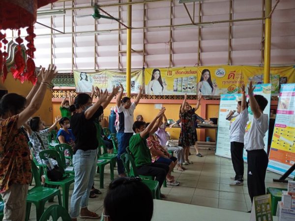 กลุ่มงานเวชศาสตร์ชุมชน  รพ.เจริญกรุงประชารักษ์  จัดโครงการห่างไกลโรค NCDs เพื่อให้ความรู้ และวิธีป้องกันตนเอง