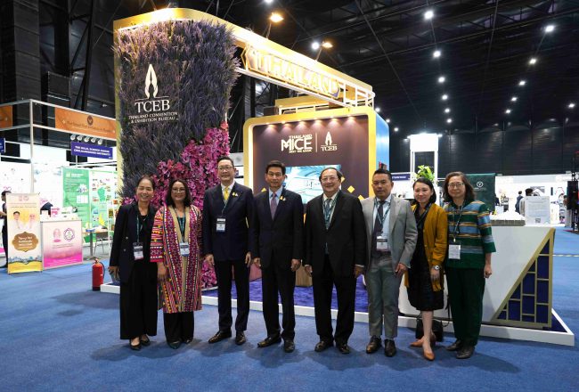 ทีเส็บต้อนรับรองนายกรัฐมนตรีและรัฐมนตรีว่าการกระทรวงการต่างประเทศในงาน Thailand Mega Fair 2023