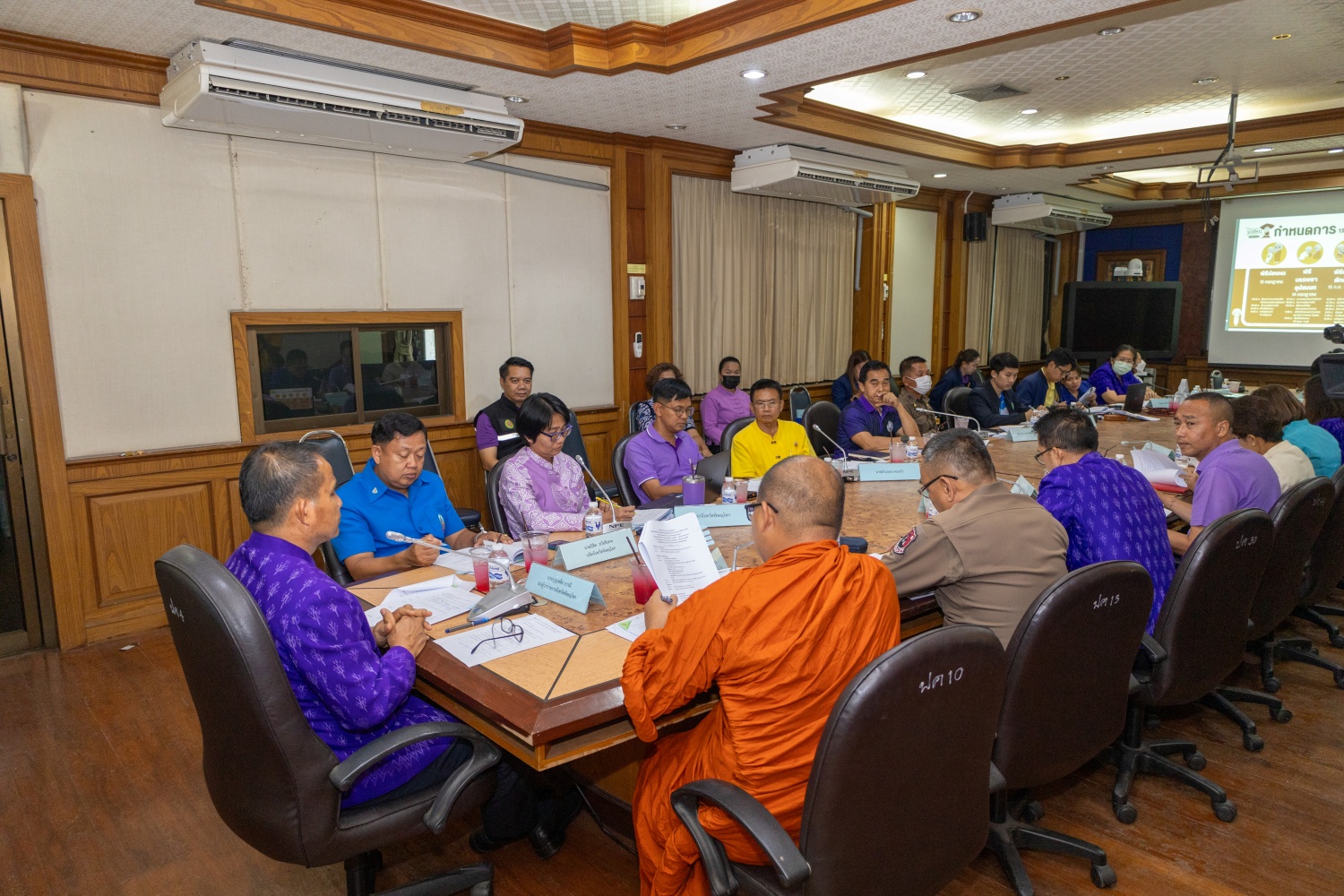 พิษณุโลก จัดประชุมเตรียมการบรรพชาอุปสมบท เฉลิมพระเกียรติพระบาทสมเด็จพระเจ้าอยู่หัวฯ พร้อมเชิญชวนร่วมเป็นเจ้าภาพ ระหว่าง 13 กรกฎาคม – 3 สิงหาคม ณ วัดโพธิ์ทอง อำเภอบางระกำ