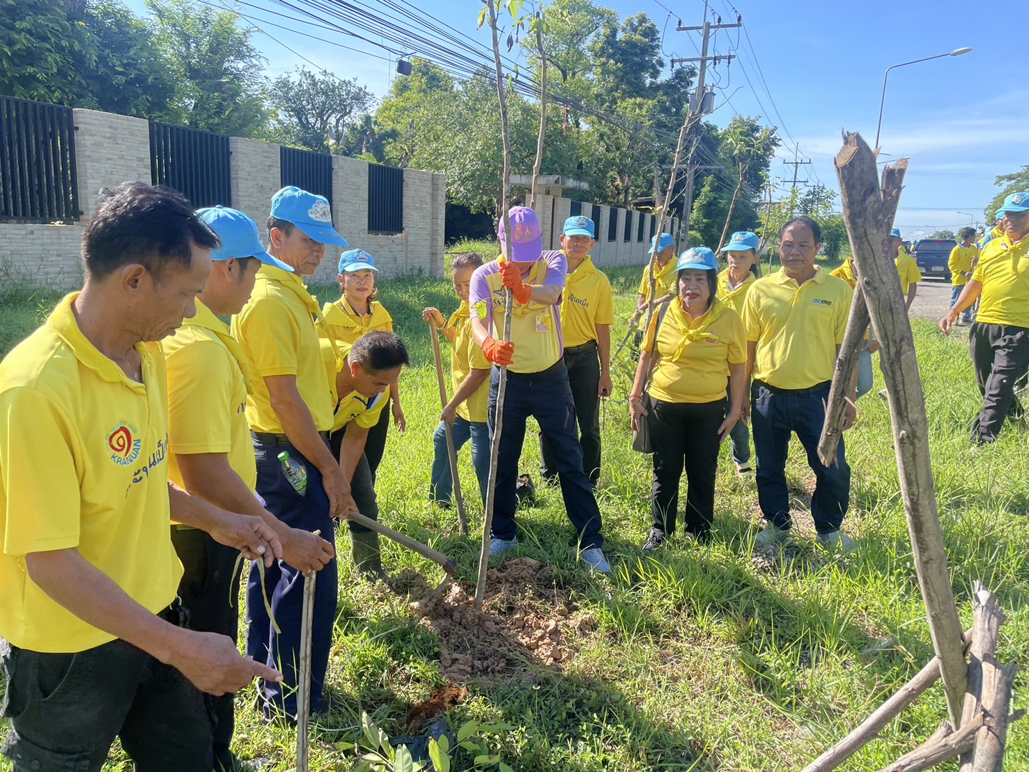 อำเภอกระนวน ร่วมขับเคลื่อนวาระจังหวัดปลูกต้นคูน เสริมอัตลักษณ์ “ดอกคูนเสียงแคน”