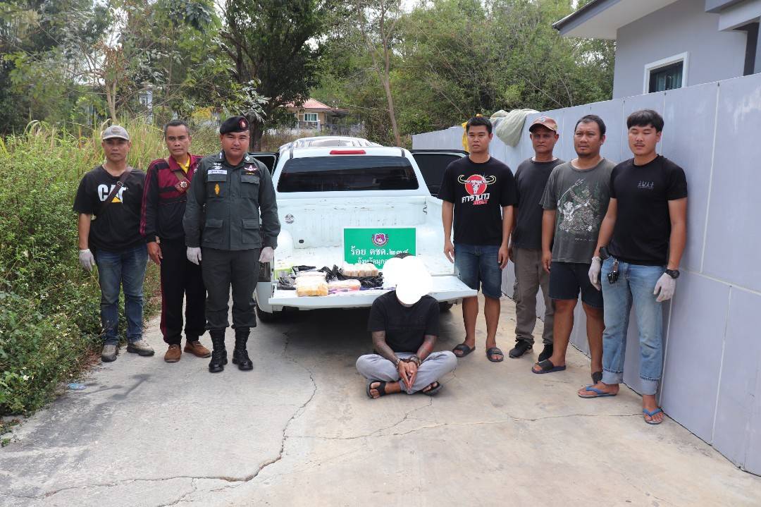 ตชด.234 จับกุมยาบ้ากว่า 6 หมื่นเม็ด