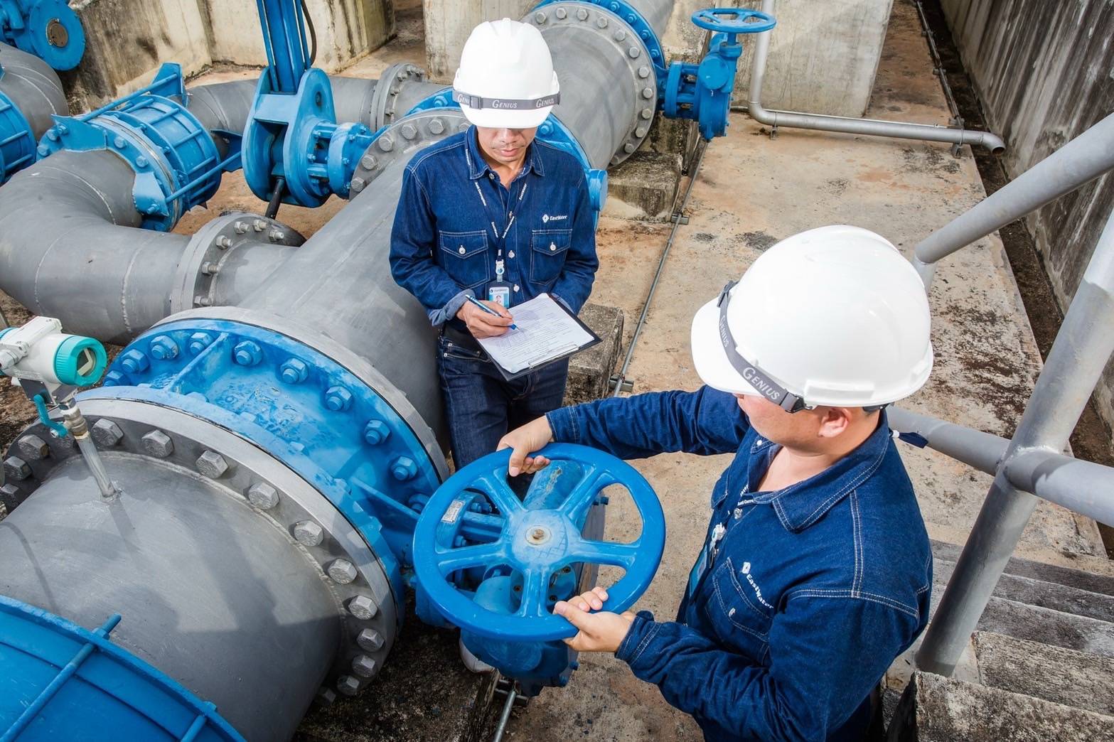 อีสท์ วอเตอร์ แจงการก่อสร้างท่อส่งน้ำสายหลักแล้วเสร็จ  พร้อมเดินหน้าให้บริการน้ำเต็มประสิทธิภาพ