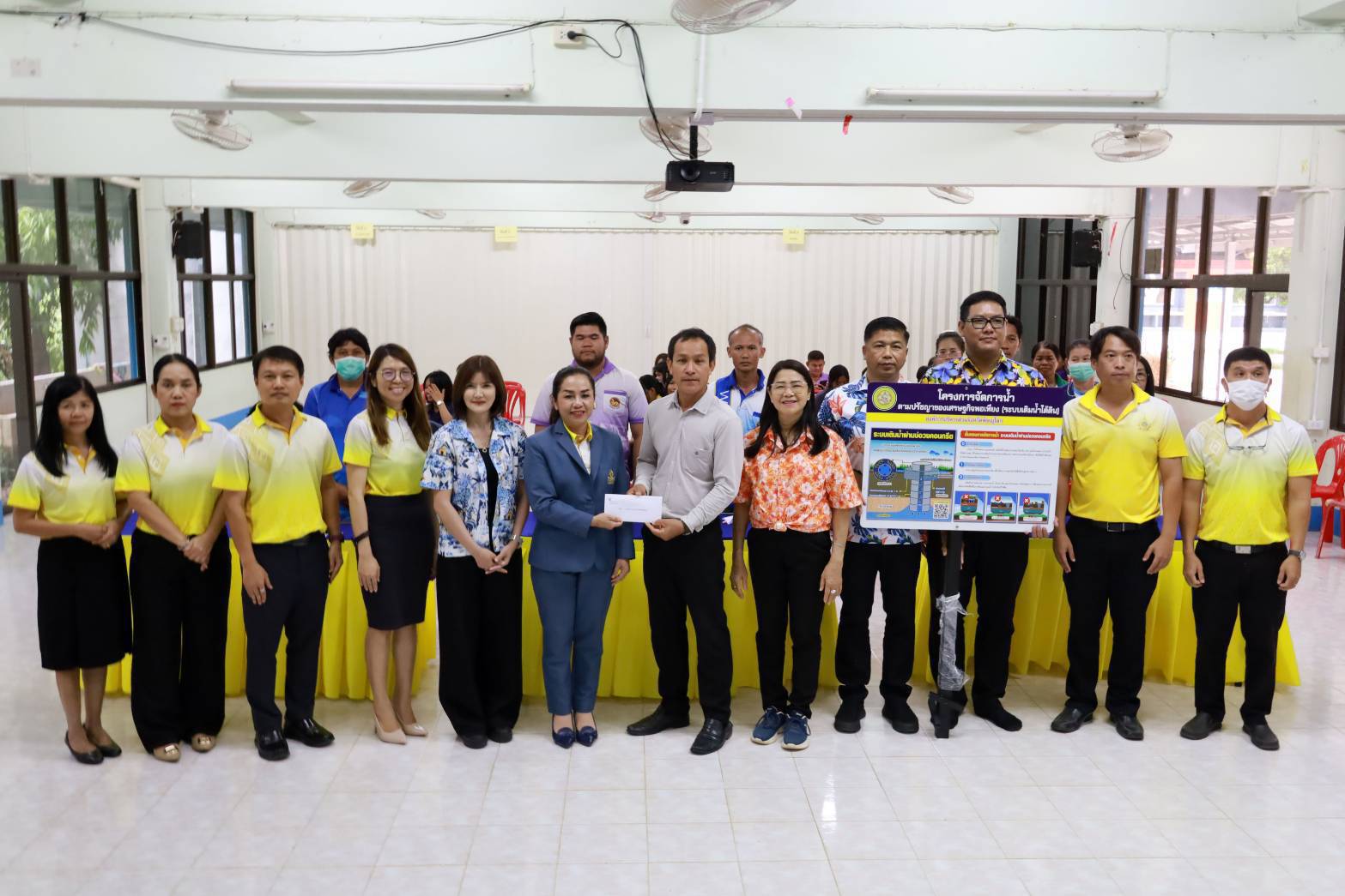 อบจ.พิษณุโลก จัดโครงการฝึกอบรมจัดการน้ำตามปรัชญาของเศรฐกิจพอเพียง (ระบบเติมน้ำใต้ดิน) เพื่อแก้ไขปัญหาน้ำท่วมในช่วงฤดูฝนและกักเก็บน้ำไว้ใช้ในฤดูแล้งให้โรงเรียนวังพิกุลวิทยศึกษา