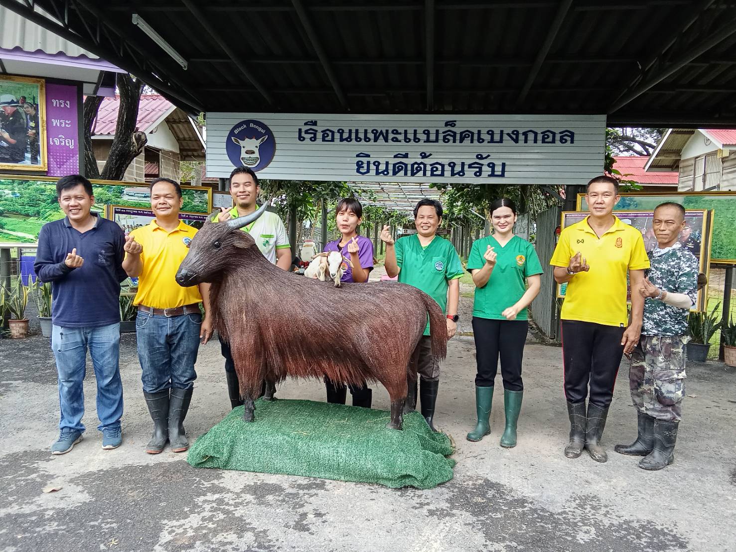 โครงการผลิตแพะพระราชทาน “เพื่อนช่วยเพื่อน” พื้นที่ภาคเหนือ เพื่อพี่น้องประชาชน