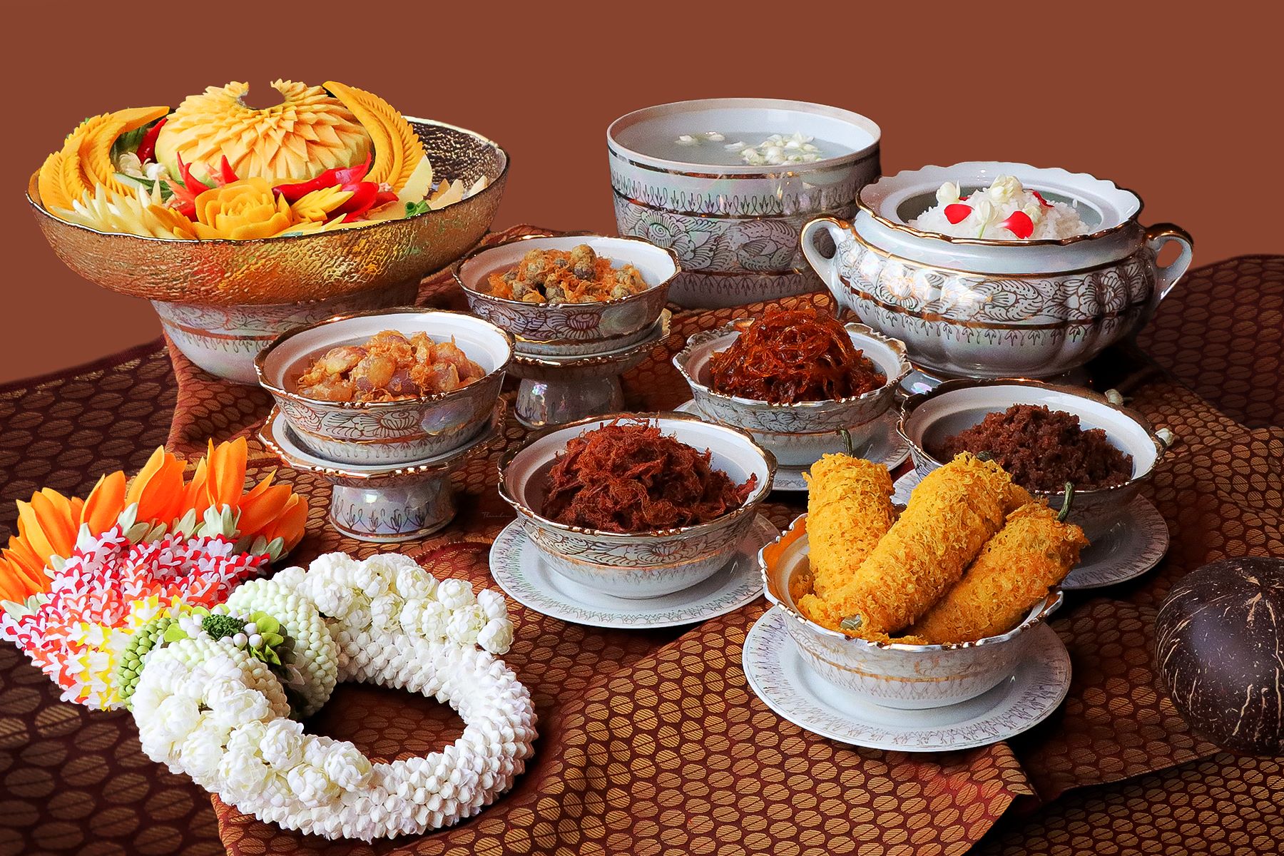 “ข้าวแช่คลายร้อน” ที่ดิเอมเมอรัลด์ ค็อฟฟี่ช็อพ