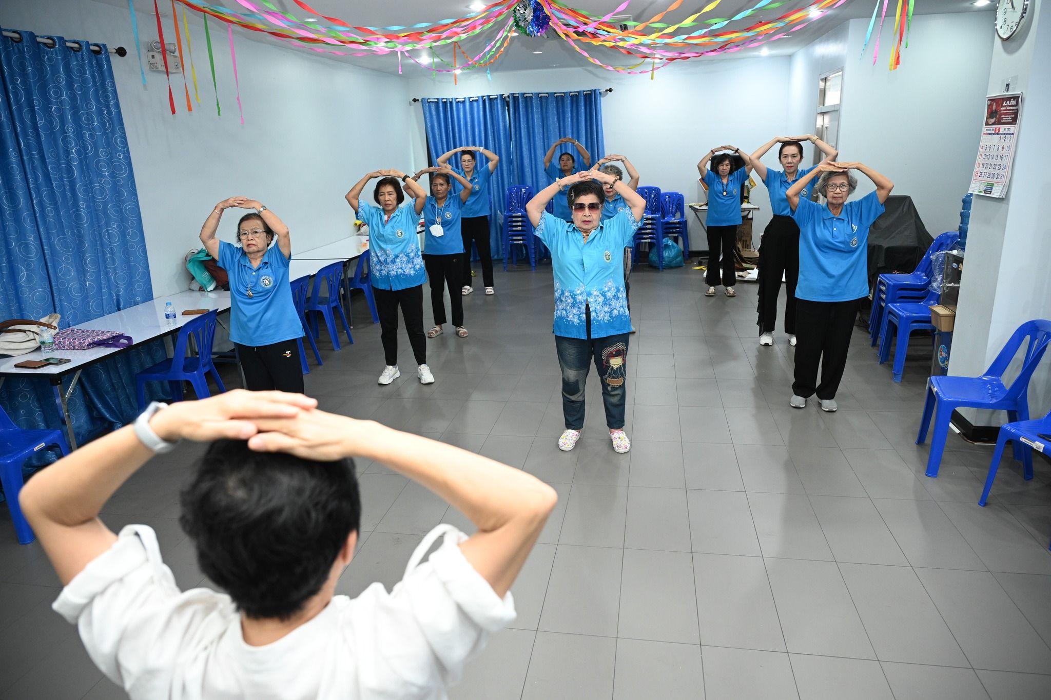 ชมรมผู้สูงอายุ โรงพยาบาลเจริญกรุงประชารักษ์ จัดกิจกรรมส่งเสริมสุขภาพ “โยคะผู้สูงวัย”