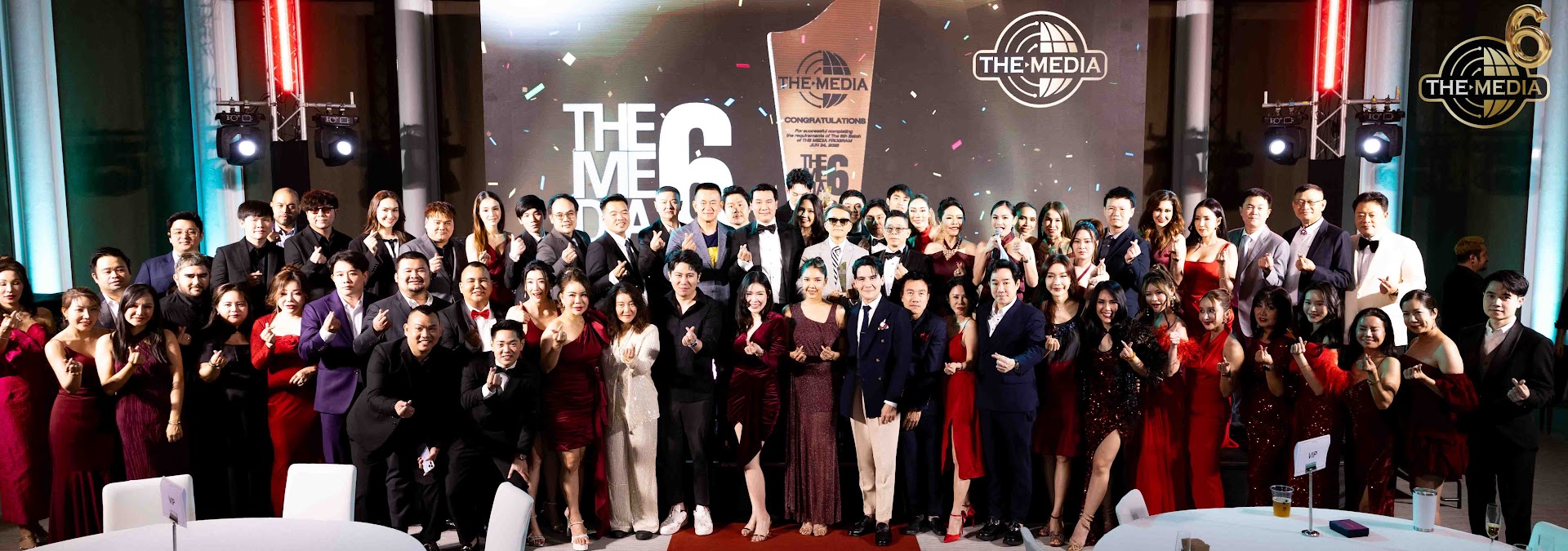 The Media รุ่นที่ 6 จัดงานเลี้ยงฉลองจบหลักสูตรอย่างยิ่งใหญ่ ณ เกษร เออร์เบิน รีสอร์ท