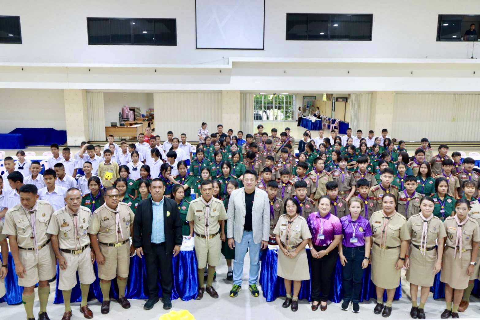 อบจ.พิษณุโลก เปิดโครงการฝึกอบรมลูกเสือ เนตรนารี จราจร ประจำปีงบประมาณ พ.ศ. 2568