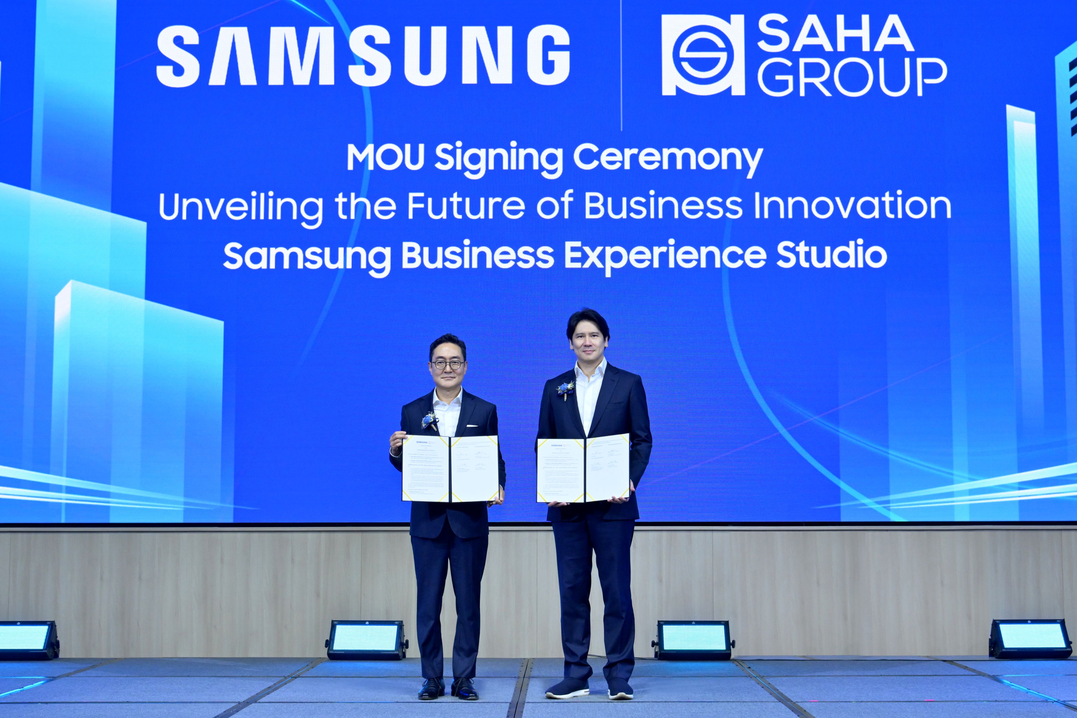 เครือสหพัฒน์ จับมือซัมซุง เปิดตัว “Business Experience Studio” ศูนย์จัดแสดงเทคโนโลยี โซลูชันล้ำสมัยเพื่อองค์กรธุรกิจ เดินหน้ายกระดับเทคโนโลยี พร้อมสร้างระบบนิเวศแห่งการเรียนรู้และความร่วมมืออย่างยั่งยืน