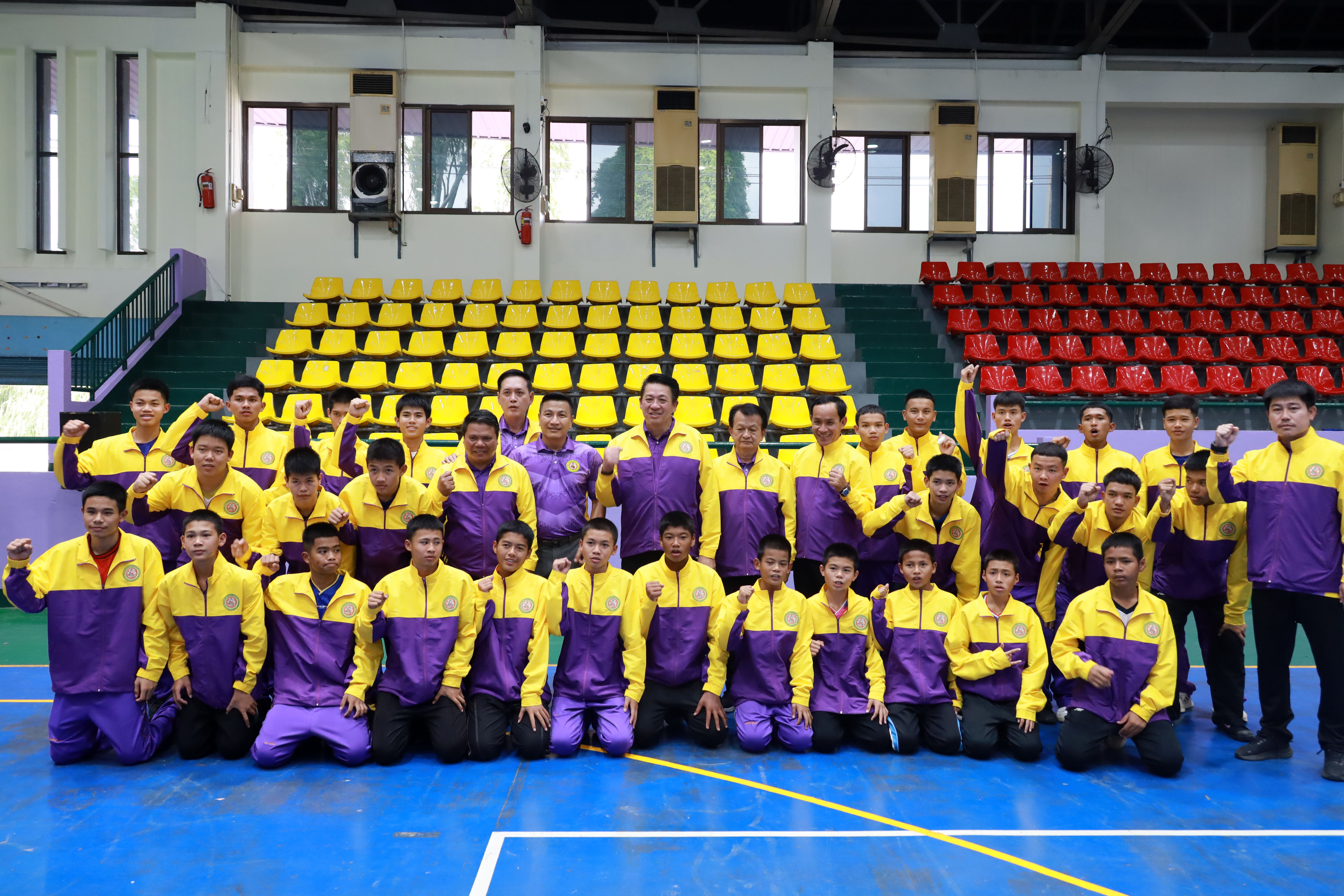 นายก อบจ.พิษณุโลก ให้โอวาททัพนักกีฬาโรงเรียนกีฬา อบจ.พิษณุโลก เข้าร่วมการแข่งขันกีฬานักเรียน อปท.แห่งประเทศไทย รอบคัดเลือก ระดับภาคเหนือ ครั้งที่ 40 “สองแควเกมส์”