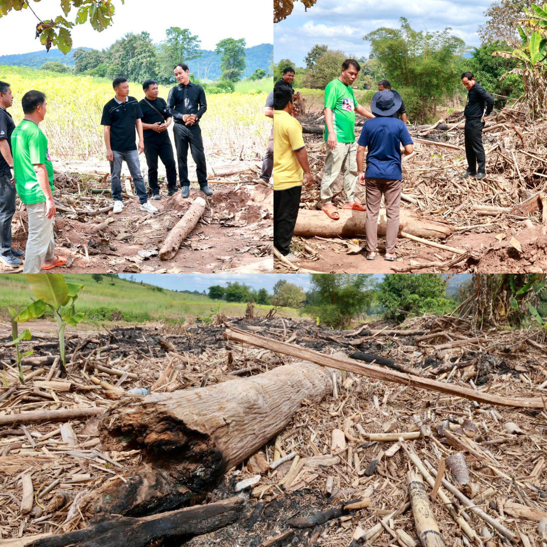  รองนายก อบจ.พิษณุโลก ลงพื้นที่สำรวจถนนในพื้นที่ ต.บ้านดง อ.ชาติตระการ ถูกน้ำป่าพัดซากต้นไม้กีดขวางไม่สามารถใช้สัญจรได้ เพื่อเตรียมแก้ปัญหาความเดือดร้อนให้ประชาชนอย่างเร่งด่วน