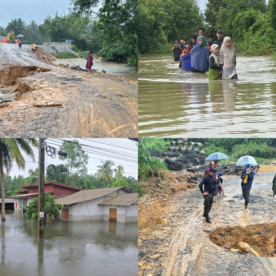 น้ำท่วมนราเด็ก9ขวบสังเวยชีวิตเพิ่มเป็น4ราย ขยายวงกว้างจมใต้น้ำ12 อำเภอยกเว้นแว้ง