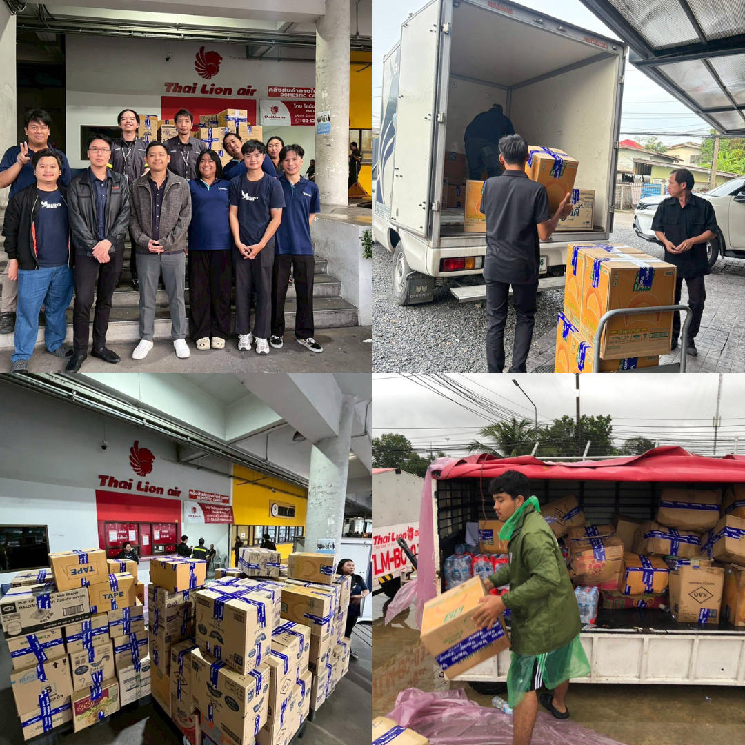 Bird Express – Bird Market ส่งถุงยังชีพช่วยผู้ประสบภัยน้ำท่วมหาดใหญ่