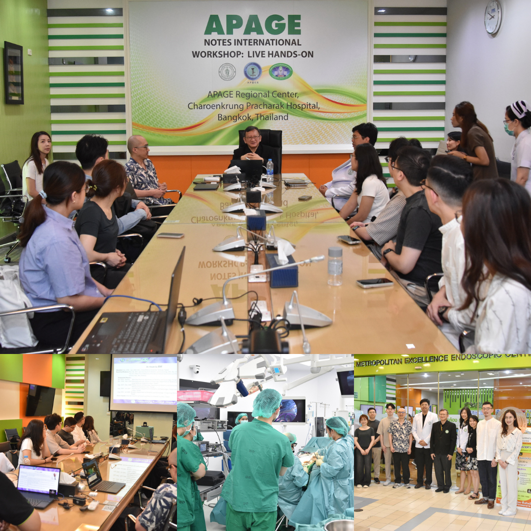 รพ.เจริญกรุงประชารักษ์ ยกระดับการผ่าตัดผ่านกล้อง จัดเวิร์กชอปนานาชาติ “NOTES International Workshop” สาธิตผ่าตัดมดลูกแบบไร้แผล