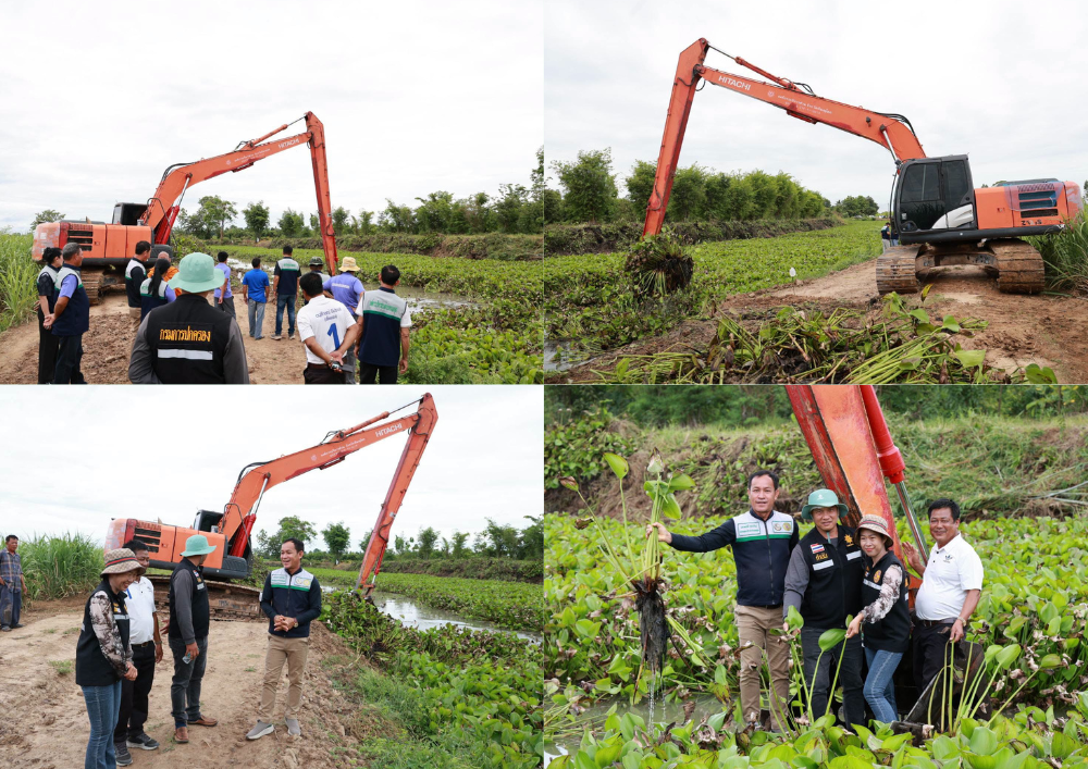 อบจ.พิษณุโลก ส่งเครื่องจักรกลเร่งขุดลอกคลองคนที ต.หนองกุลา อ.บางระกำ เตรียมพร้อมรับมือป้องกันน้ำท่วมพื้นที่เกษตรในช่วงฤดูฝน